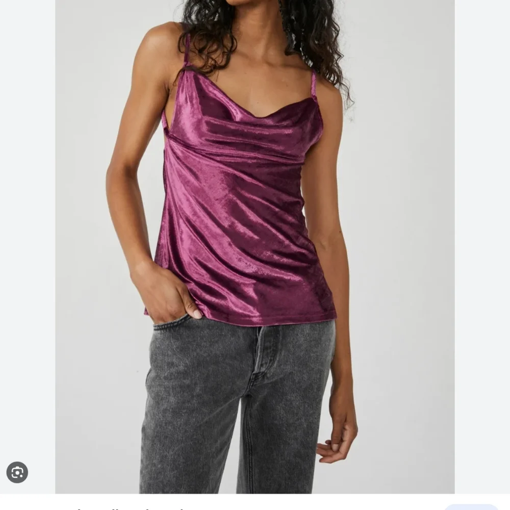NWT: FREE PEOPLE; ALL NIGHT VELVET TUNIC. - Picture 7 of 7
